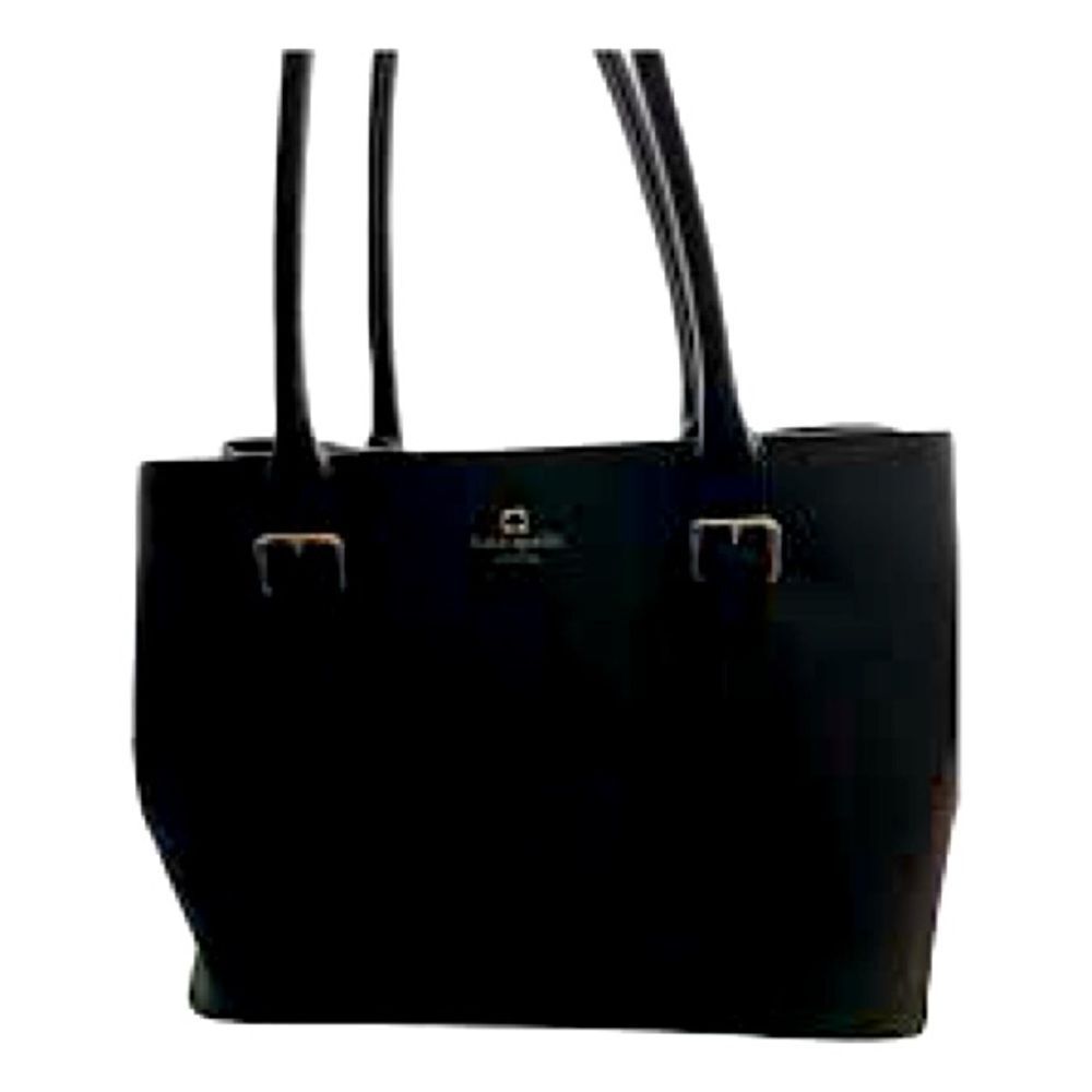 Kate Spade Saffiano Black Leather Tote Bag